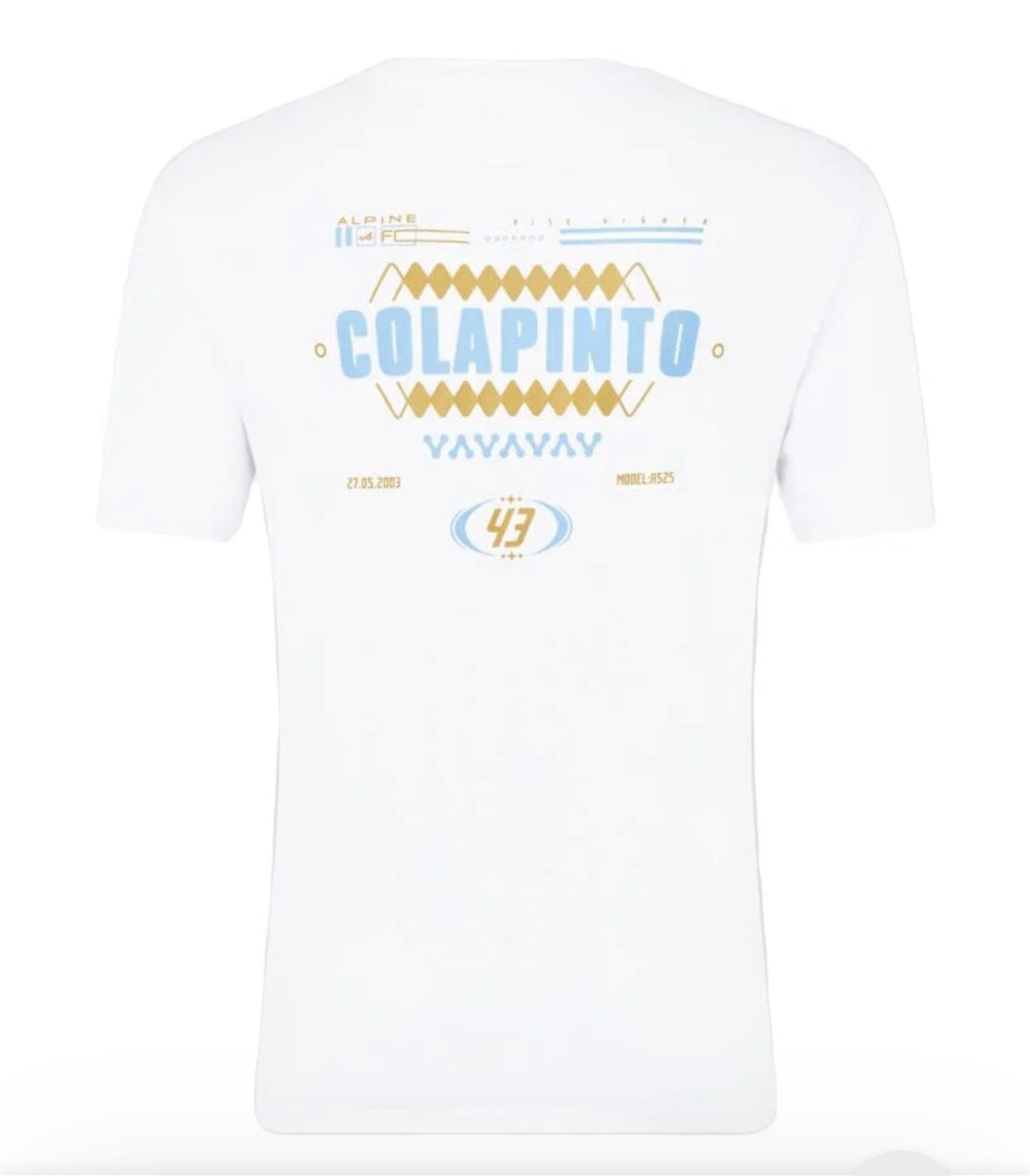 Alpine Racing F1 Franco Colapinto Shirt