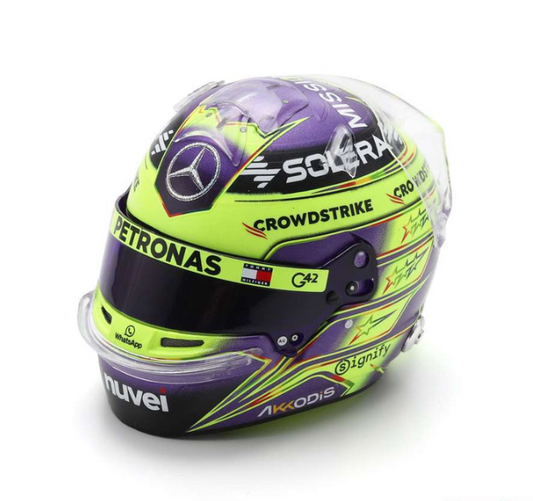 Lewis Hamilton 1/5 Mini Helmet 2024 British GP Winner