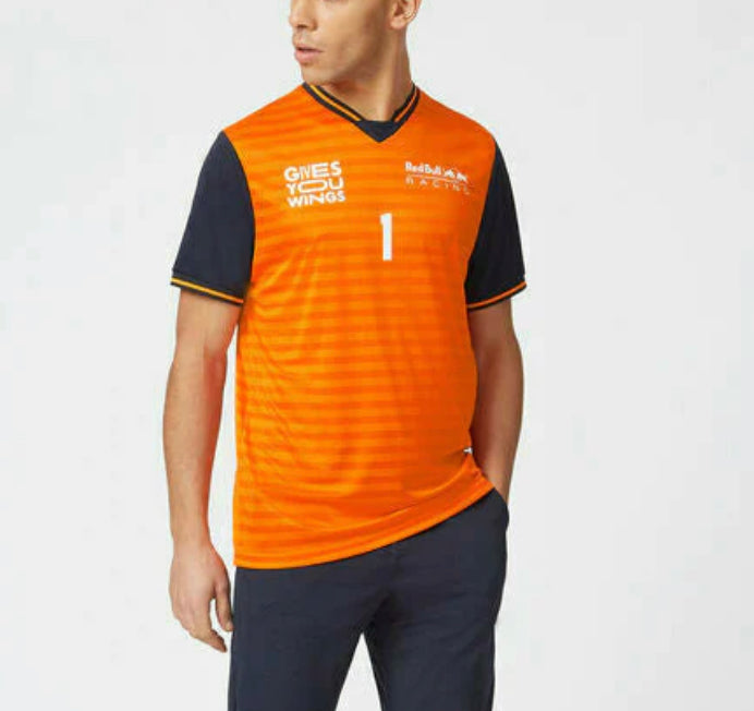 Red Bull Racing Max Verstappen Orange Shirt