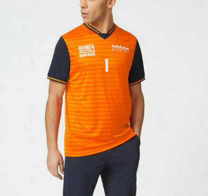 Red Bull Racing Max Verstappen Orange Shirt